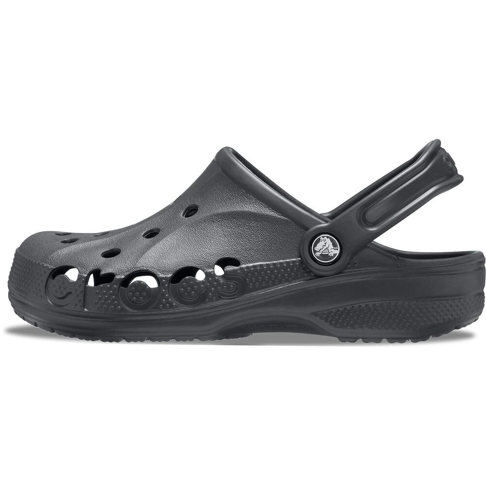 CROCS UNISEX-ADULT BAYA CLOGS, GRAPHITE, 11 MEN/13 WOMEN